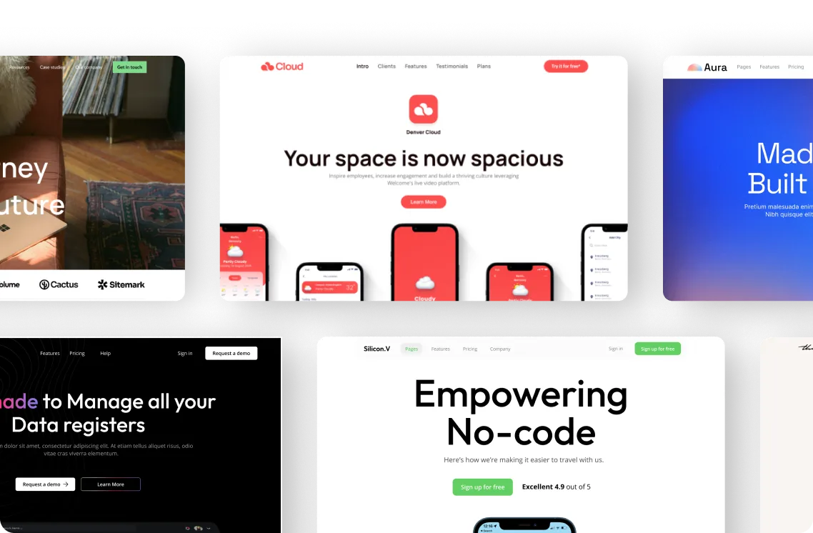 Modern Website Template - Designed by Azwedo.com and Wedoflow.com